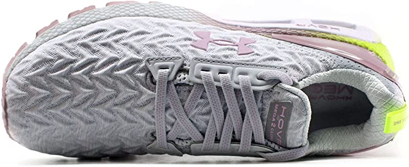 Tênis de corrida Under Armour HOVR Mega 2 Clone feminino, rosa, tamanho 7,5 B(M) EUA