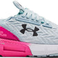Tênis de corrida Under Armour HOVR Mega 2 Clone feminino, cinza, tamanho 7,5 B(M) EUA