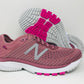 Tênis de corrida feminino New Balance 860 V10 Twilight Rose tamanho 6 D(W) EUA