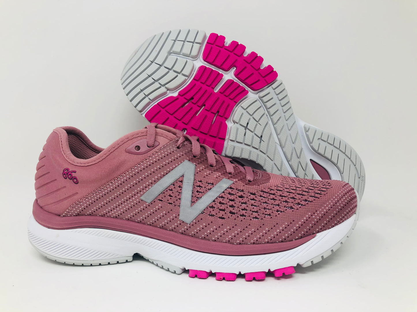 Tênis de corrida feminino New Balance 860 V10 Twilight Rose tamanho 6 D(W) EUA