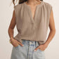 Z Supply - Cliffside V-neck Airy Gauze Top