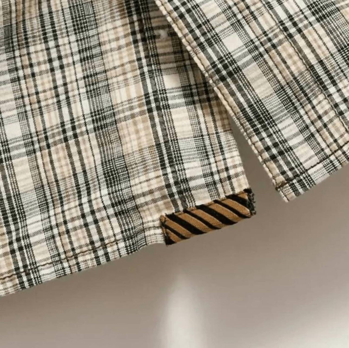 Billy Reid - Men's Micro-madras Plaid T-shirt