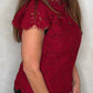 Generation Love - Ambrose Lace Top Scarlett