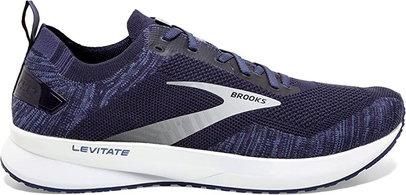 Tênis de corrida Brooks Levitate 4 masculino, azul, tamanho 10 D(M) EUA