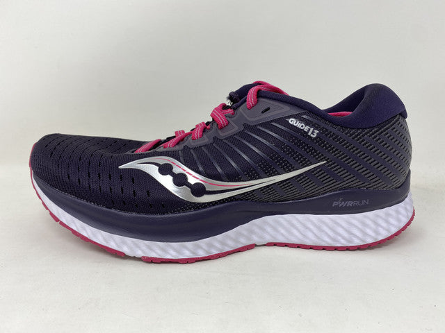 Tênis de corrida Saucony Guide 13 feminino Dusk/Berry tamanho 6,5 B(M) EUA