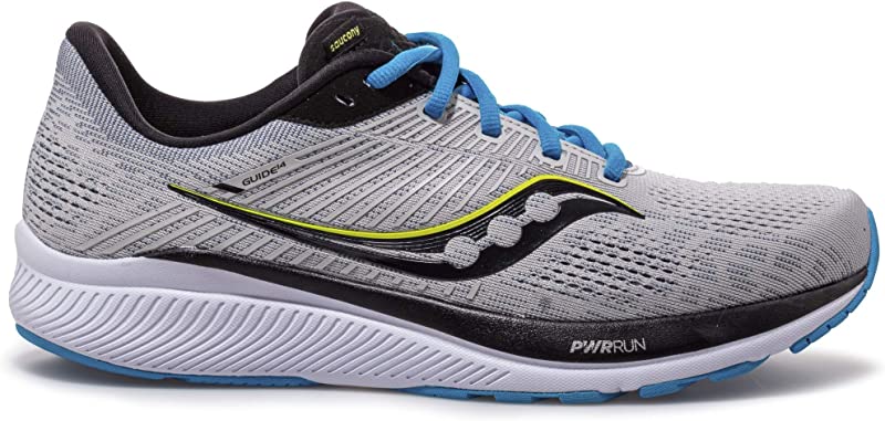 Tênis de corrida Saucony Guide 14 masculino, liga/cobalto, tamanho 9,5, 2E(W), EUA