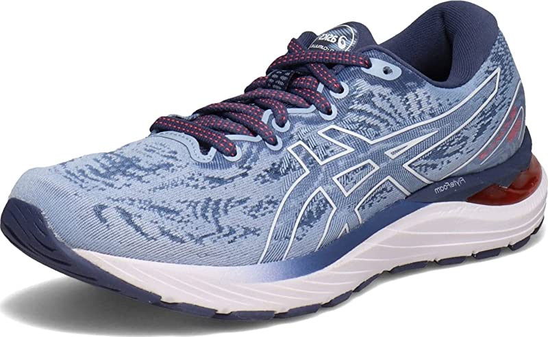 Tênis de corrida feminino ASICS Gel-Cumulus 23, branco, tamanho 6,5 B(M) EUA