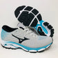 Tênis de corrida Mizuno Wave Inspire 16 Knit feminino, cinza, tamanho 6 B(M) EUA