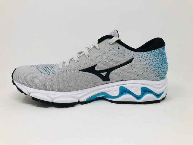 Tênis de corrida Mizuno Wave Inspire 16 Knit feminino, cinza, tamanho 6 B(M) EUA