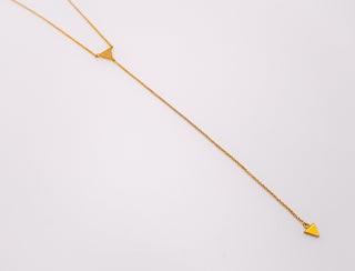 Colar Delight Triângulo Dourado