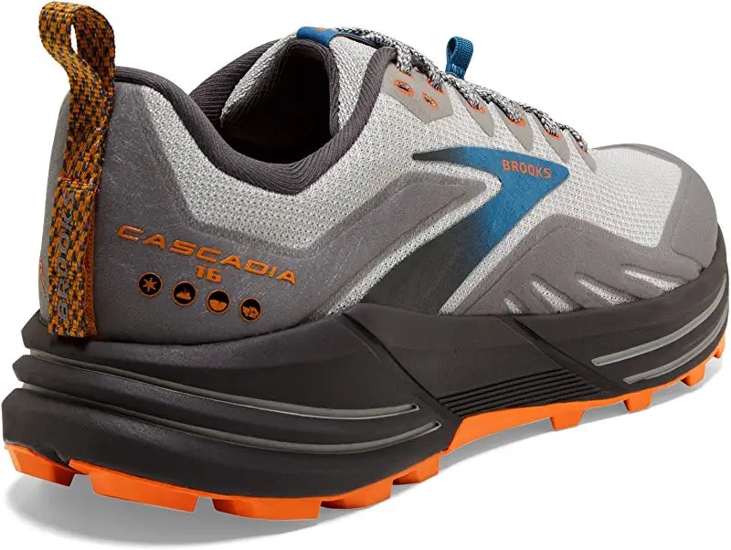 Tênis Brooks Cascadia 16 Trail Masculino Laranja Tamanho 11 2E(W) EUA
