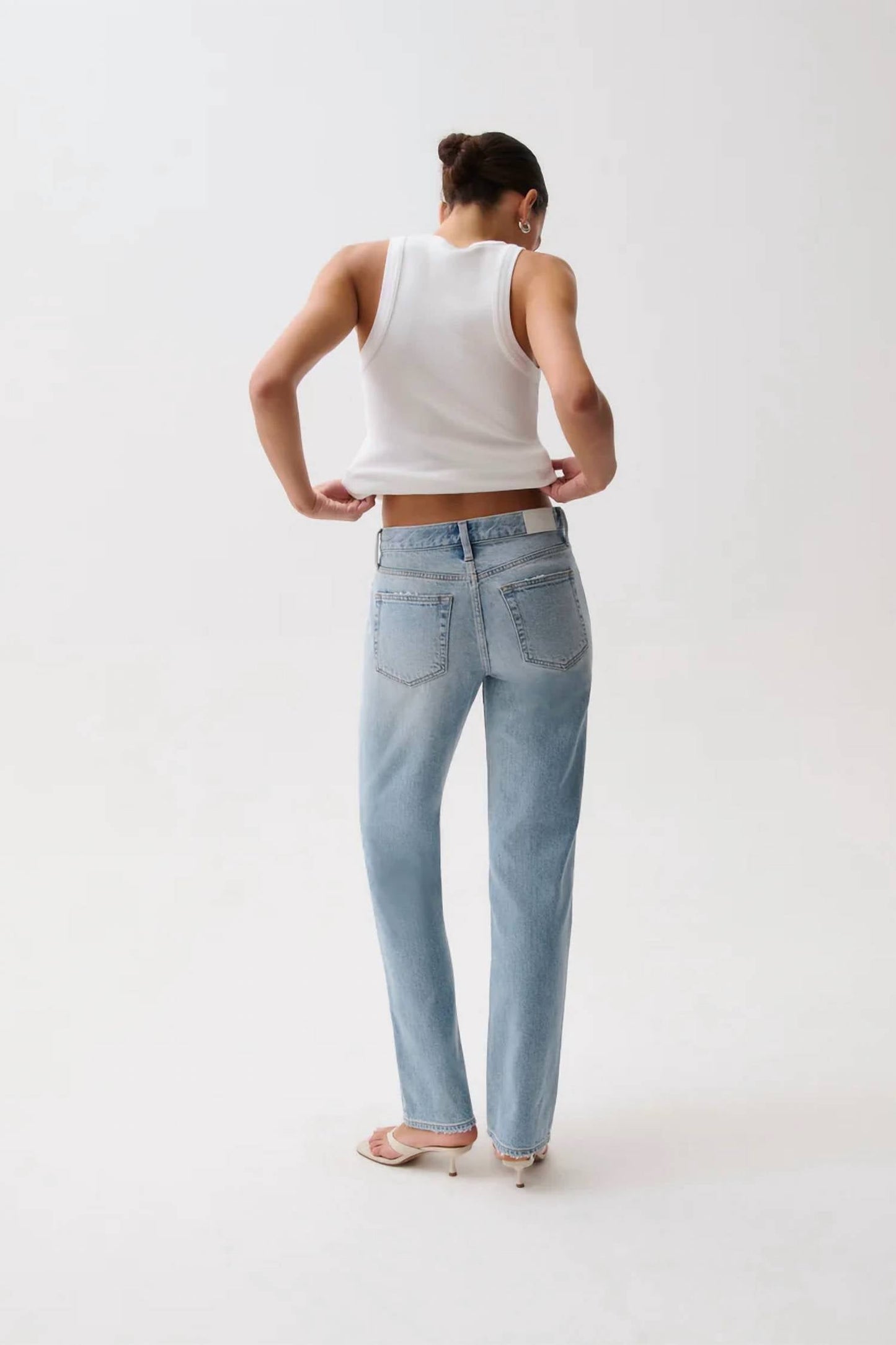 Pistola - Issa Mid Rise Relaxed Straight Jeans