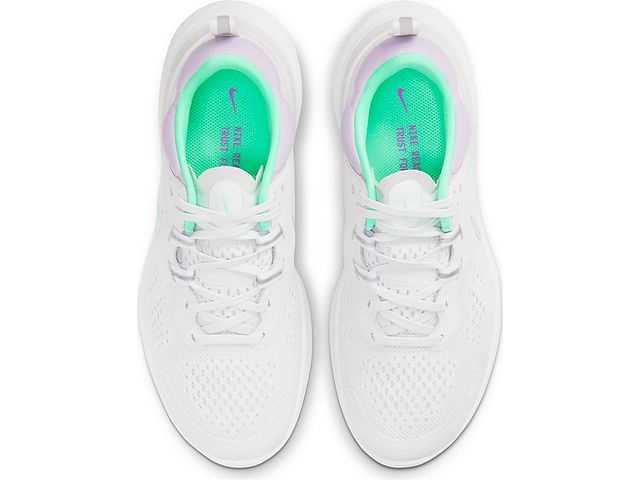 Tênis de corrida Nike React Miler 2 feminino, branco, tamanho 10 B(M) EUA