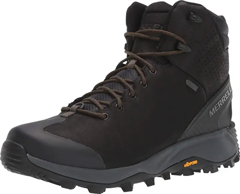 Botas Merrell Thermo Glacier Mid WP Masculinas Pretas Tamanho 7,5 D(M) EUA