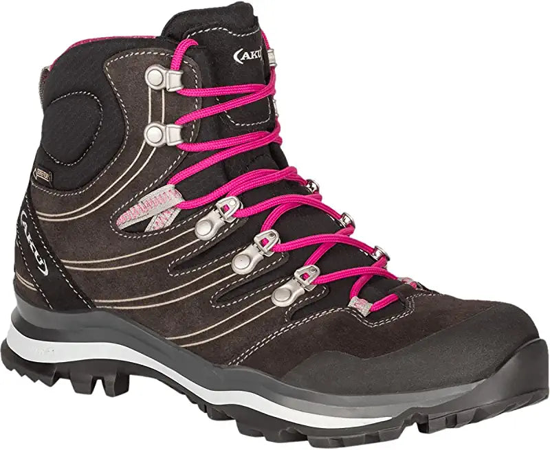 Botas de caminhada femininas AKU Alterra GTX vermelhas tamanho 9 B(M) EUA