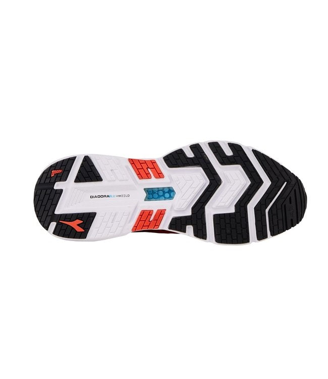 Tênis de corrida Diadora Mythos Blushield Volo masculino, azul, tamanho 10,5 D(M) EUA