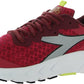 Tênis de corrida feminino Diadora Mythos Blushield Volo vermelho tamanho 8 B(M) EUA