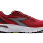 Tênis de corrida feminino Diadora Mythos Blushield Volo vermelho tamanho 8 B(M) EUA