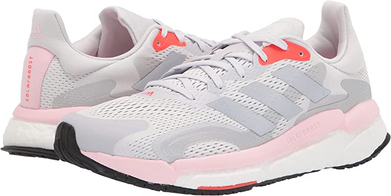 Tênis de corrida feminino Adidas Solar Boost 21 cinza, tamanho 9,5 B(M) EUA