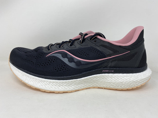 Tênis de corrida Saucony Hurricane 23 feminino, preto, tamanho 11,5 B(M) EUA