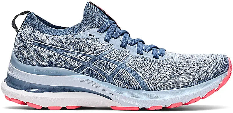 Tênis de corrida feminino ASICS Gel-Kayano 28 Mesh Knit, tamanho Sky 6,5 B(M) EUA