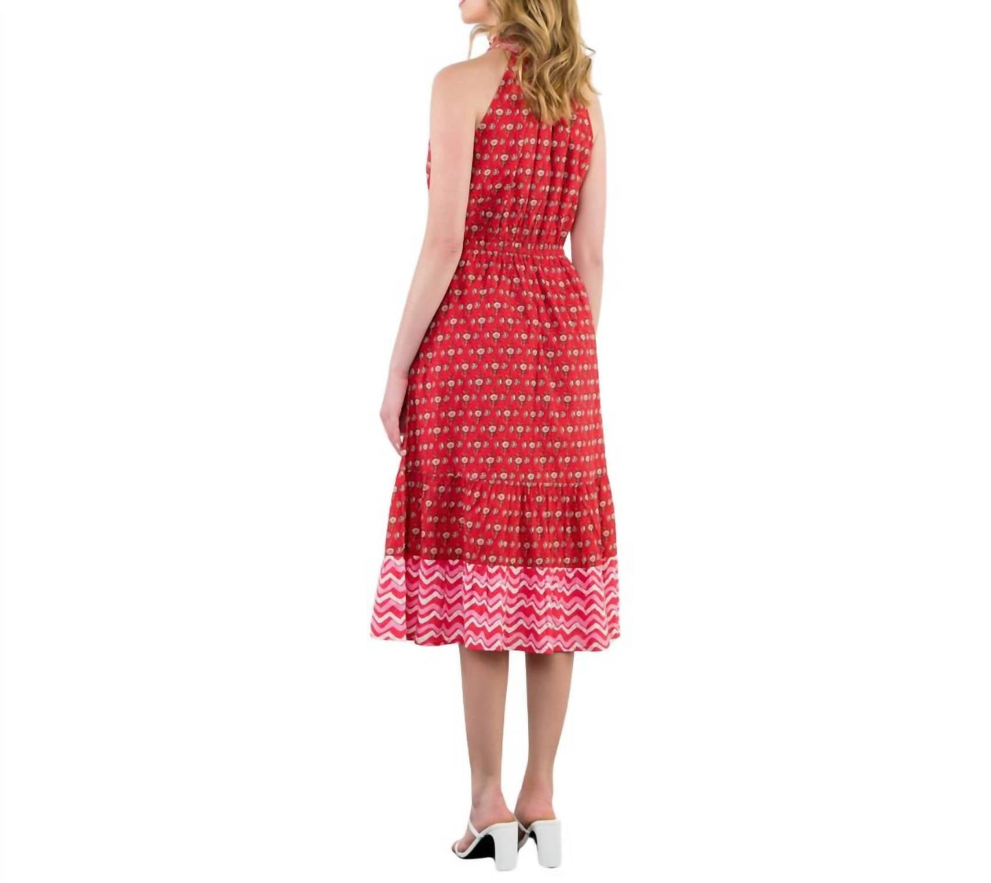 Thml - Halter Print Midi Dress