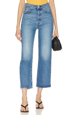 Levi'S - Calça Jeans Ribcage Straight Ankle