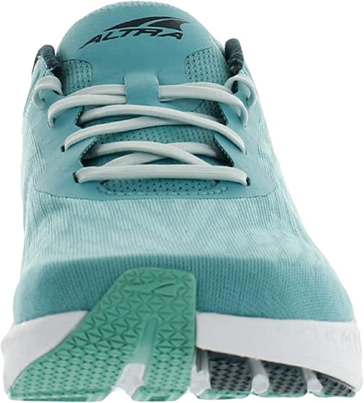 Tênis de corrida feminino Altra Rivera Road azul-petróleo/verde