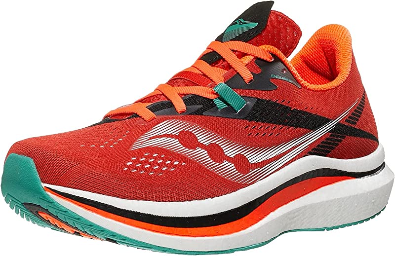 Tênis de corrida Saucony Endorphin Pro 2 masculino escarlate/preto