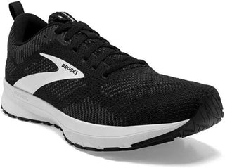 Tênis de corrida Brooks Revel 5 feminino, preto/metálico/branco