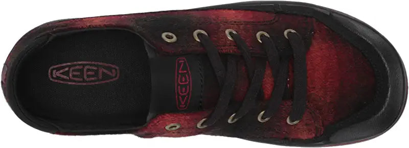Tênis casual feminino KEEN Elsa 4, preto, tamanho 6,5 B(M) EUA