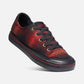 Tênis casual feminino Keen Elsa 4 vermelho xadrez/preto tamanho 10,5 B(M) EUA
