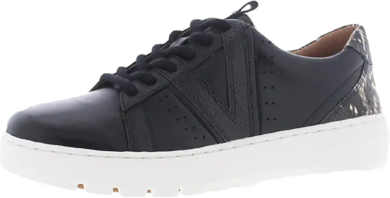 Tênis casual feminino Vionic Curran Simasa com cadarço, preto, tamanho 6 B(M) EUA