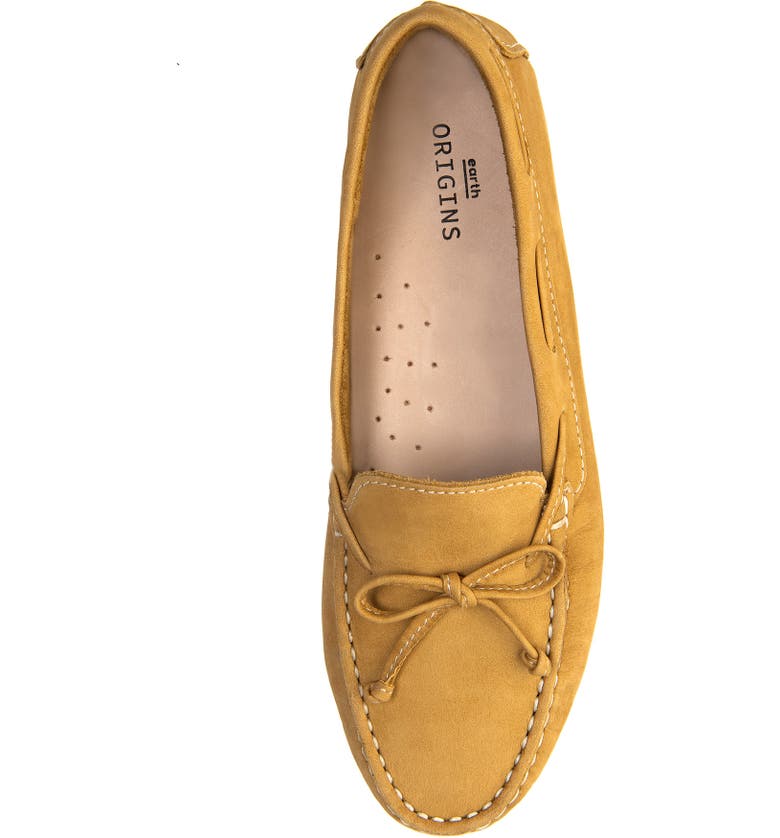 Tênis feminino Earth Origins Monarch Driving Flats marrom tamanho 6 B(M( EUA)