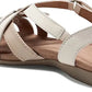 Sandália Brandi Feminina Earth Origins Creme Tamanho 8 B(M) EUA
