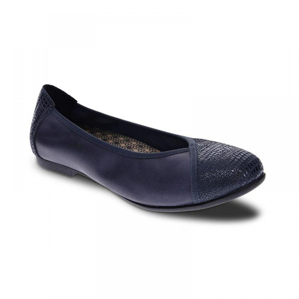 Sapatilhas de balé Revere Nairobi femininas, azuis, tamanho 7 B(M) EUA