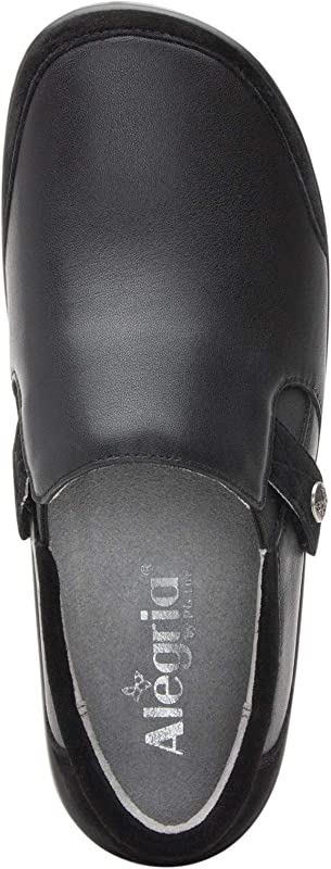 Sapatos profissionais femininos Alegria Paityn pretos tamanho 35 M UE