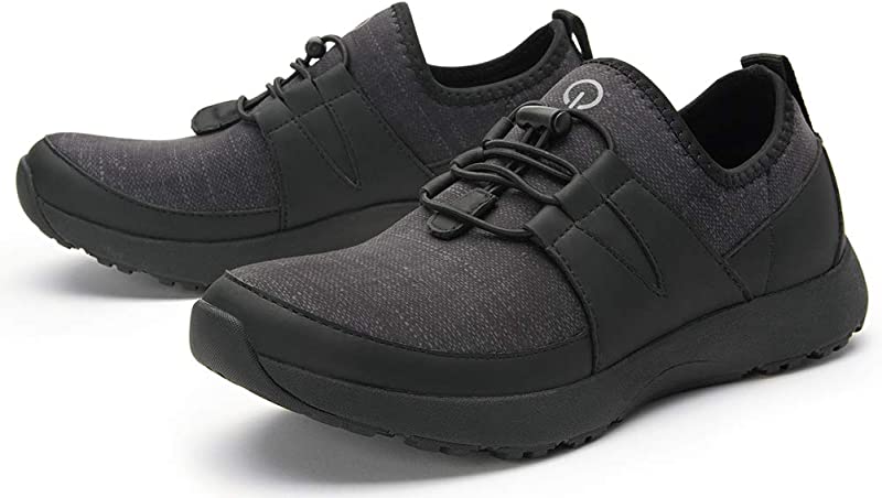 Calçados de caminhada femininos TRAQ by Alegria Cynch Smart, pretos, tamanho 36 M, UE