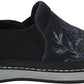 Sapatos femininos Alegria Alchemie Slip-On, pretos, tamanho 35 M, UE