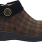 Botas de cano curto femininas Alegria Sitka Kickin It Couro Tamanho 36 M UE