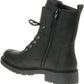 Botas de couro Clarks Orinoco 2 com cadarço femininas, pretas, tamanho 8,5 B(M) EUA