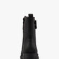Botas de couro Clarks Orinoco 2 com cadarço femininas, pretas, tamanho 8,5 B(M) EUA