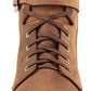 Botas de couro Clarks Orinoco 2 Lace para mulheres, marrom, Snuff