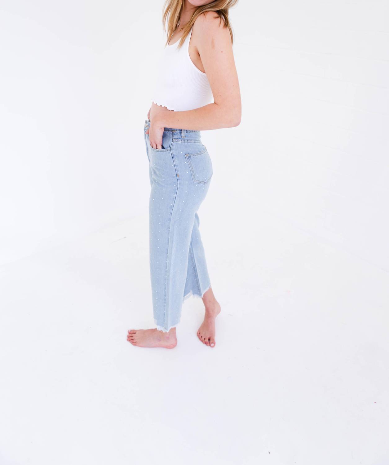 Wildflower - Women's Denim High Rise Pant