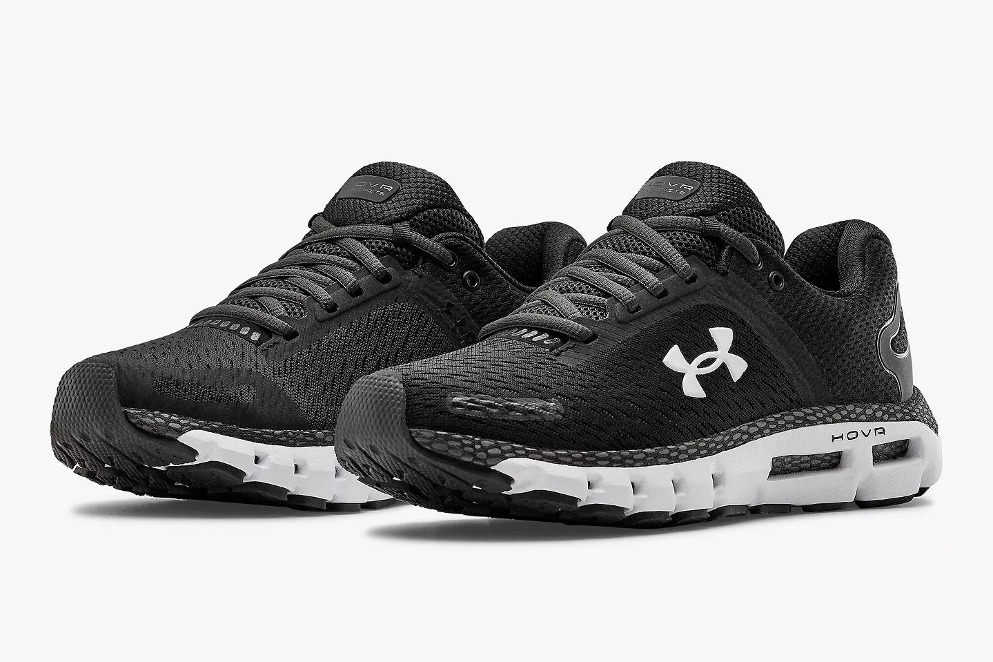 Tênis de corrida Under Armour HOVR Infinite 2 feminino, preto/branco, tamanho 10,5 B(M) EUA