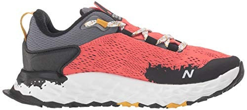 Tênis de corrida de trilha New Balance Hierro V5 feminino Toro vermelho/preto
