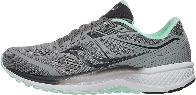 Tênis de corrida feminino Saucony Omni 19 Alloy Sky tamanho 5 B(M) EUA
