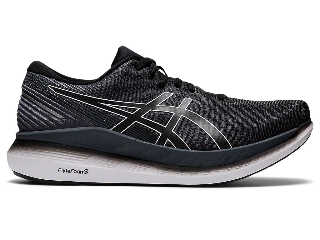 Tênis de corrida ASICS Glideride 2 masculino, preto/cinza, tamanho 12,5 D (M) EUA