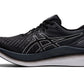 Tênis de corrida ASICS Glideride 2 masculino, preto/cinza, tamanho 12,5 D (M) EUA