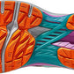 Tênis de corrida de trilha ASICS GT-2000 9 feminino, preto/jóia do Báltico